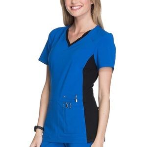 Royal blue Cherokee scrub top